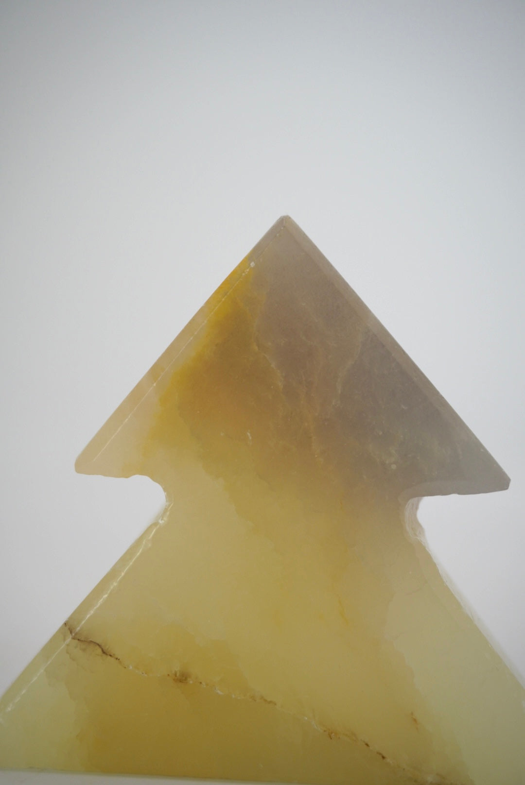 Mexican Calcite Pine Tree Carving