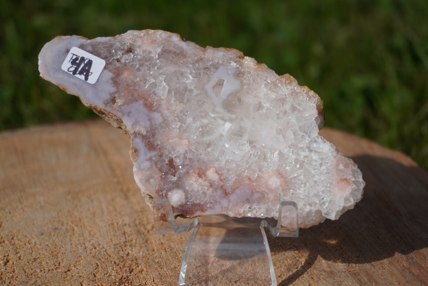 Pink Amethyst Flower Agate Slabs