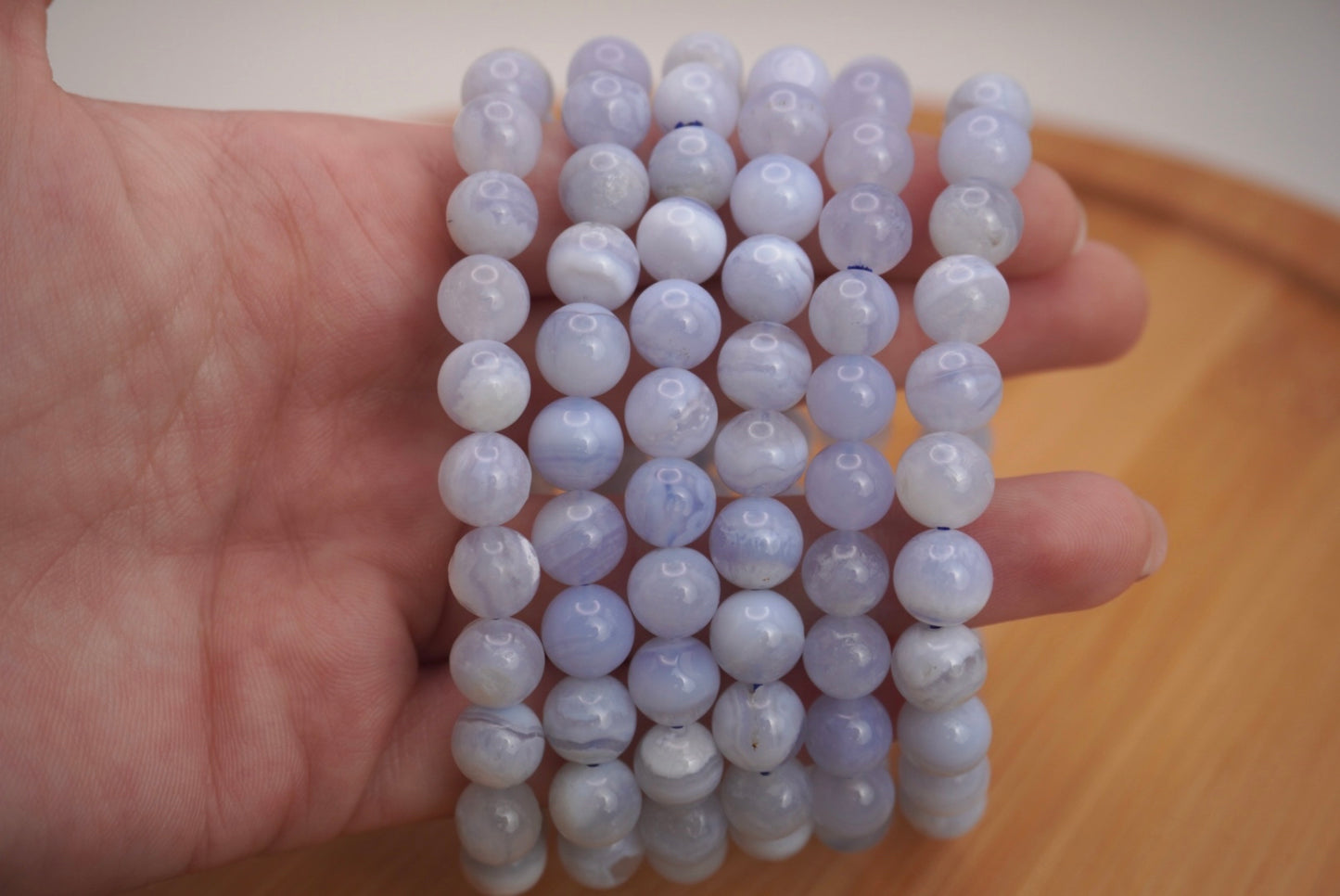 Blue Lace Agate Bracelets