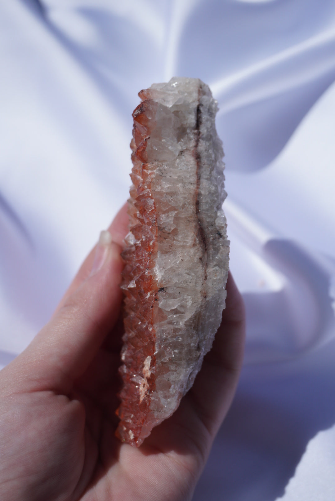 Red Hematoid Quartz Specimen