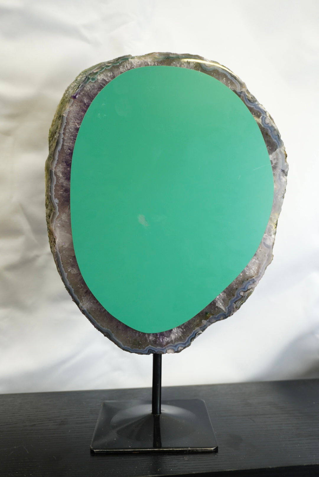 Amethyst Mirror On Stand