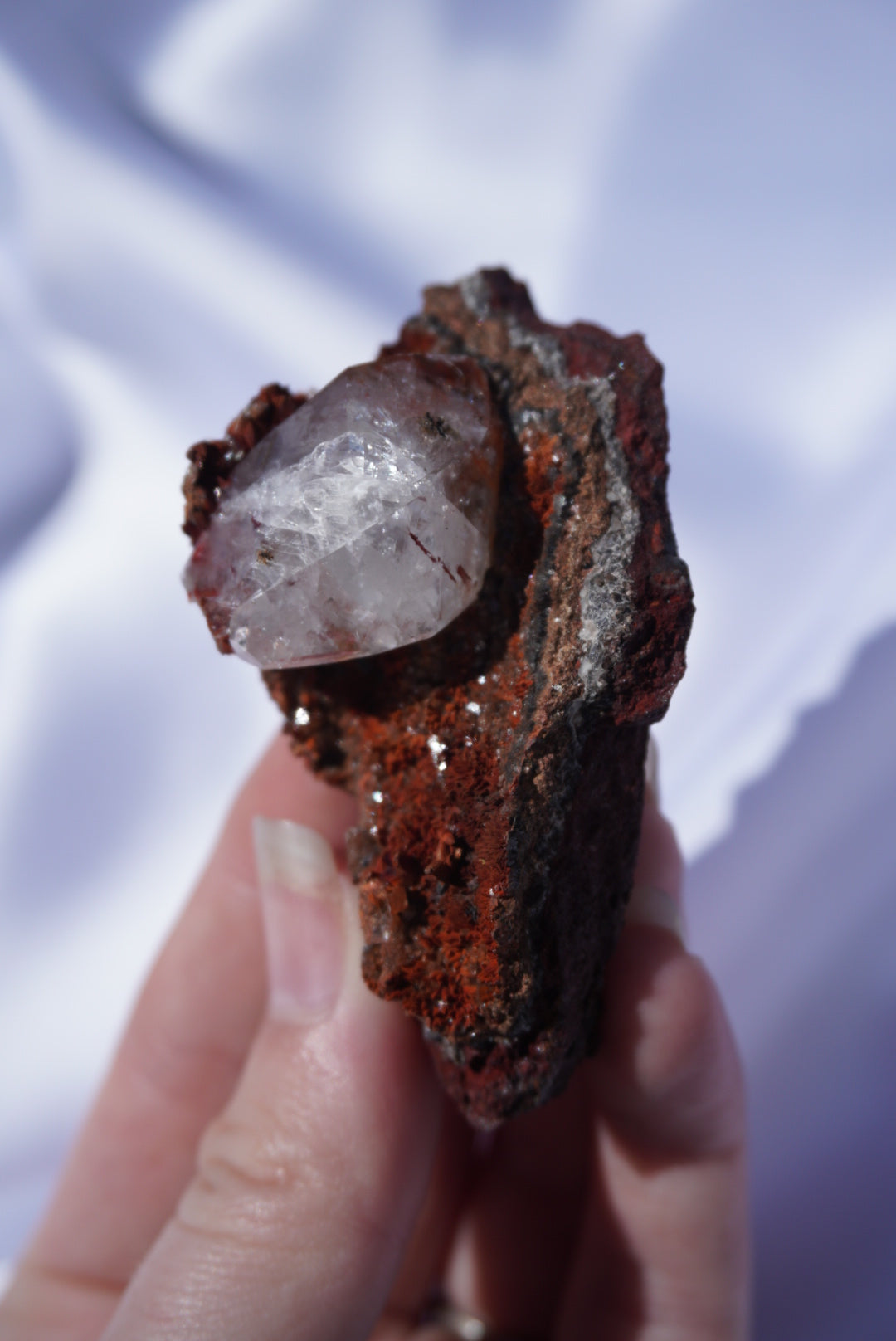 Calcite With Hematite Specimen