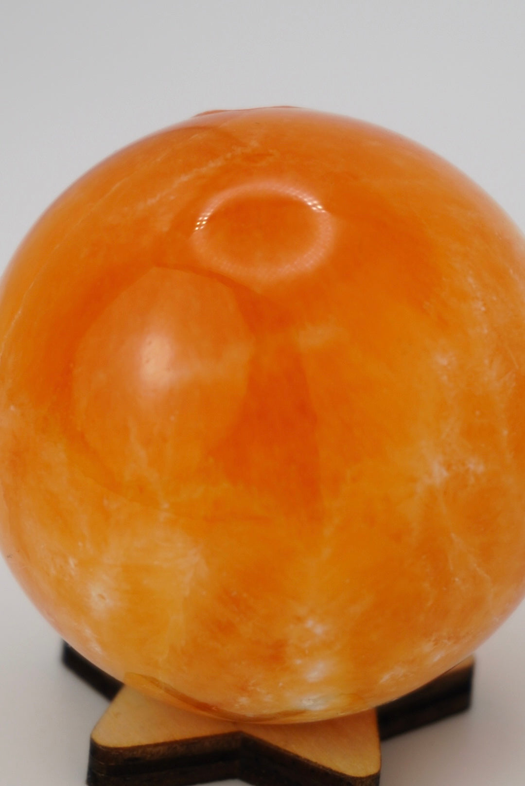 Orange Calcite Sphere