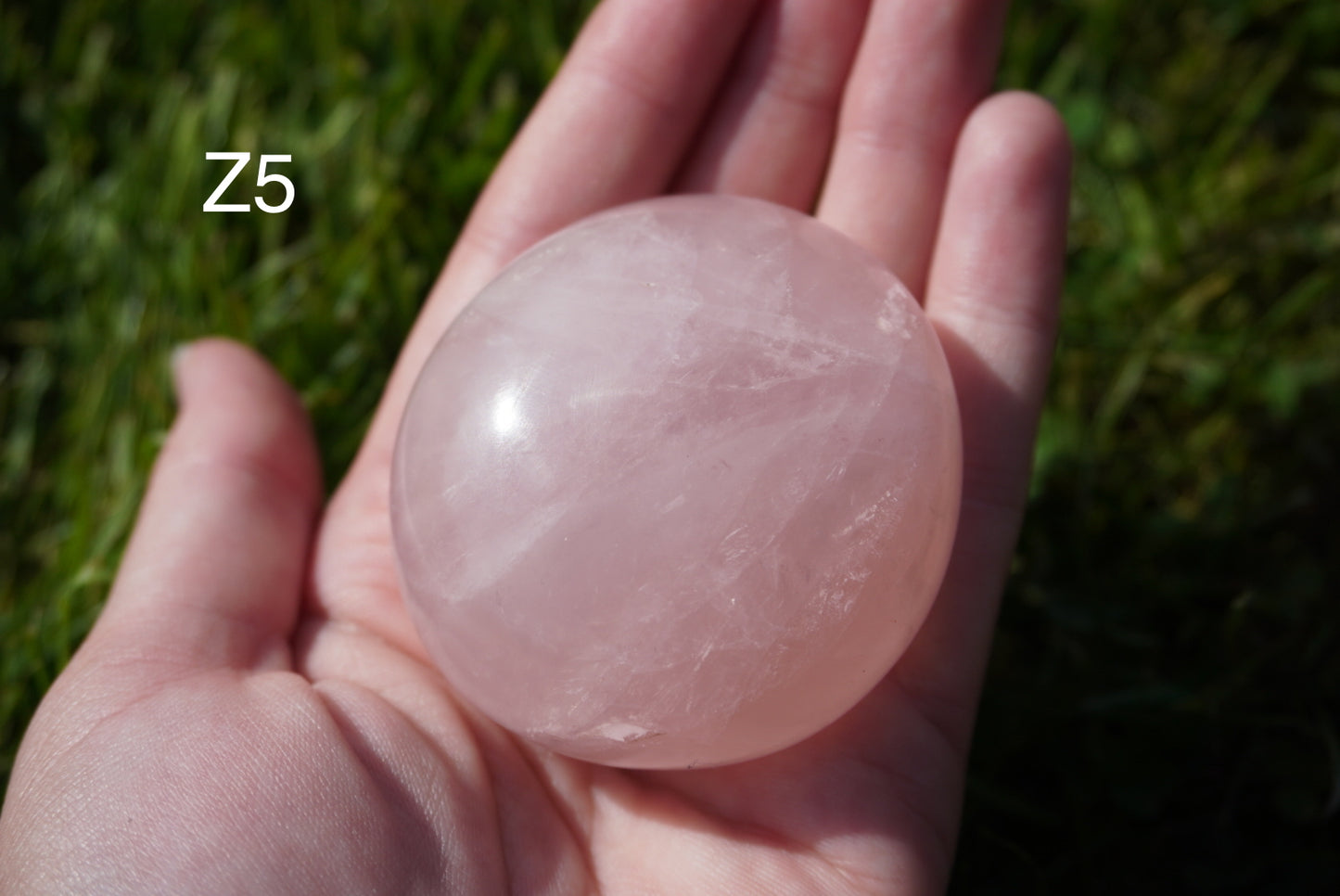 Piedras de palma de cuarzo rosa