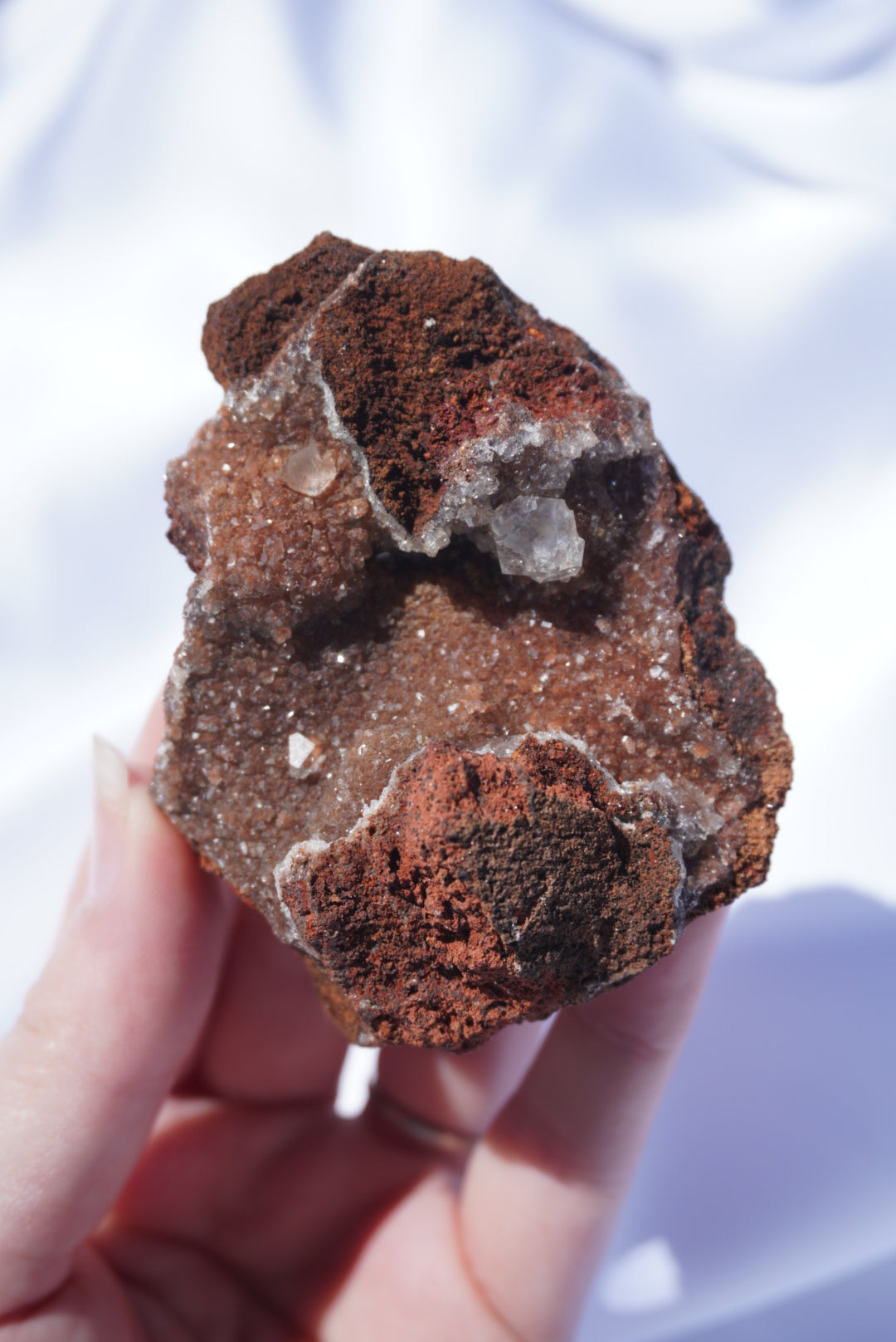 Calcite With Hematite Specimen