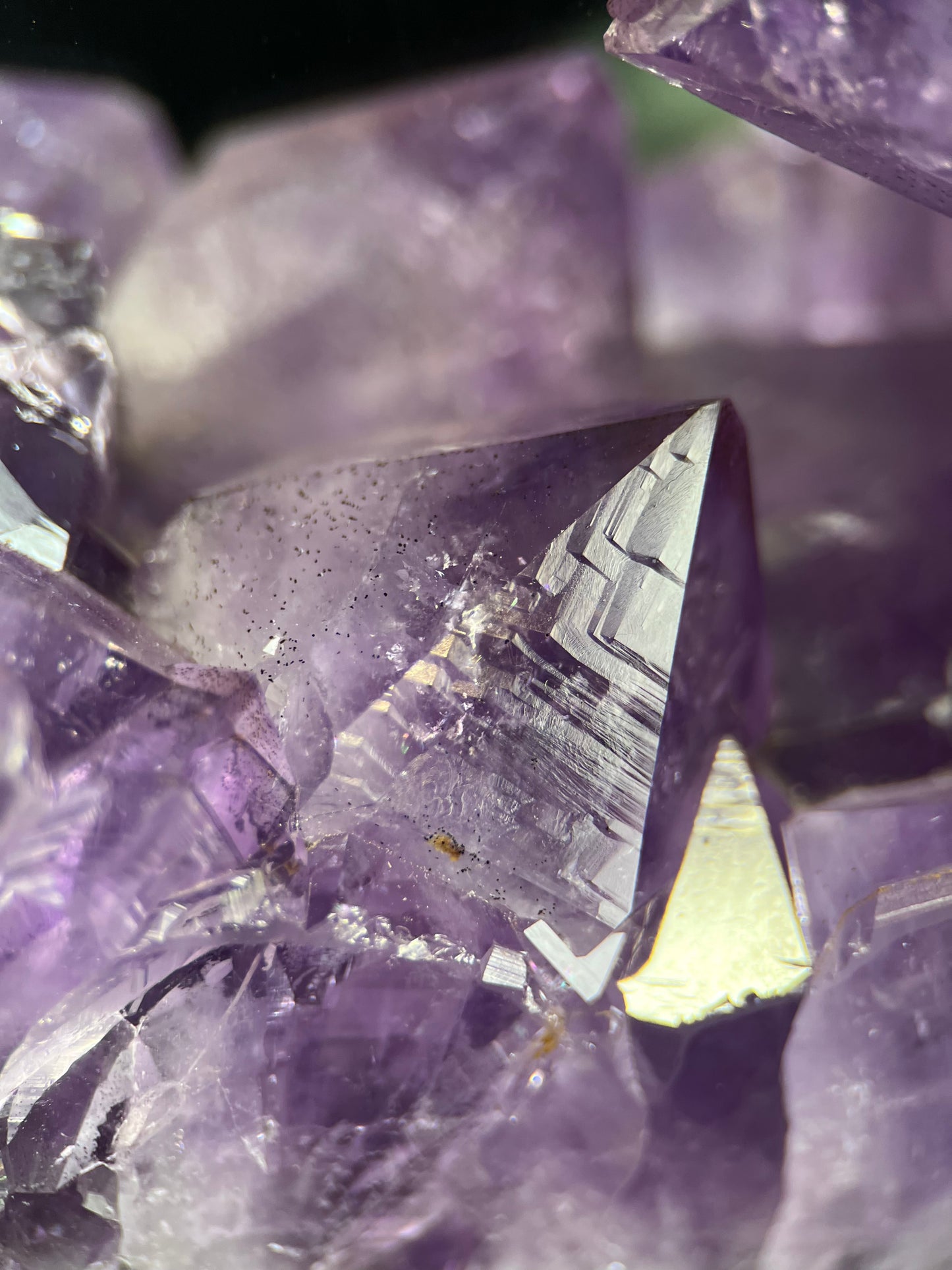 Amethyst Mirror On Stand