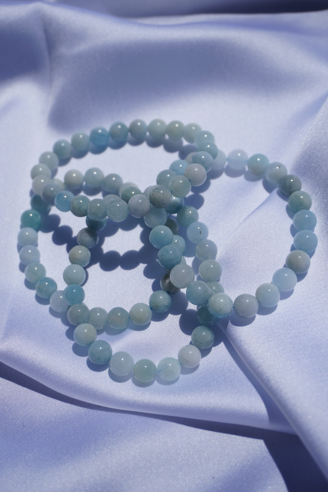 Aquamarine 8mm Bracelets