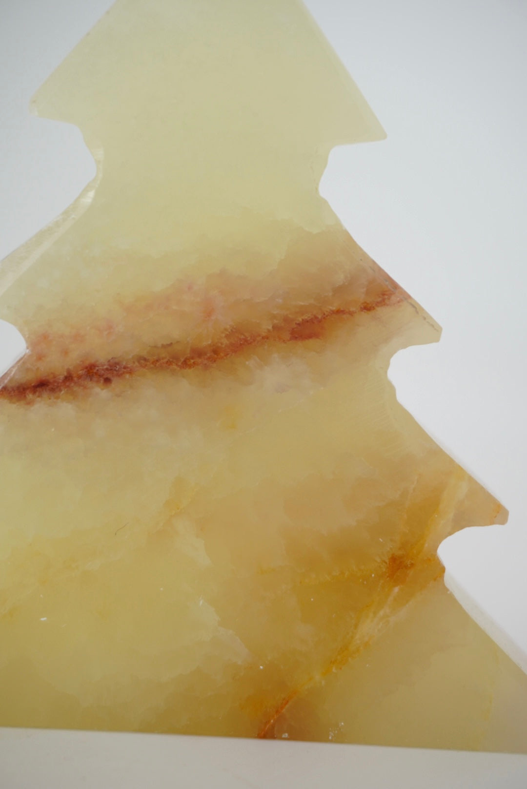 Mexican Calcite Pine Tree Carving