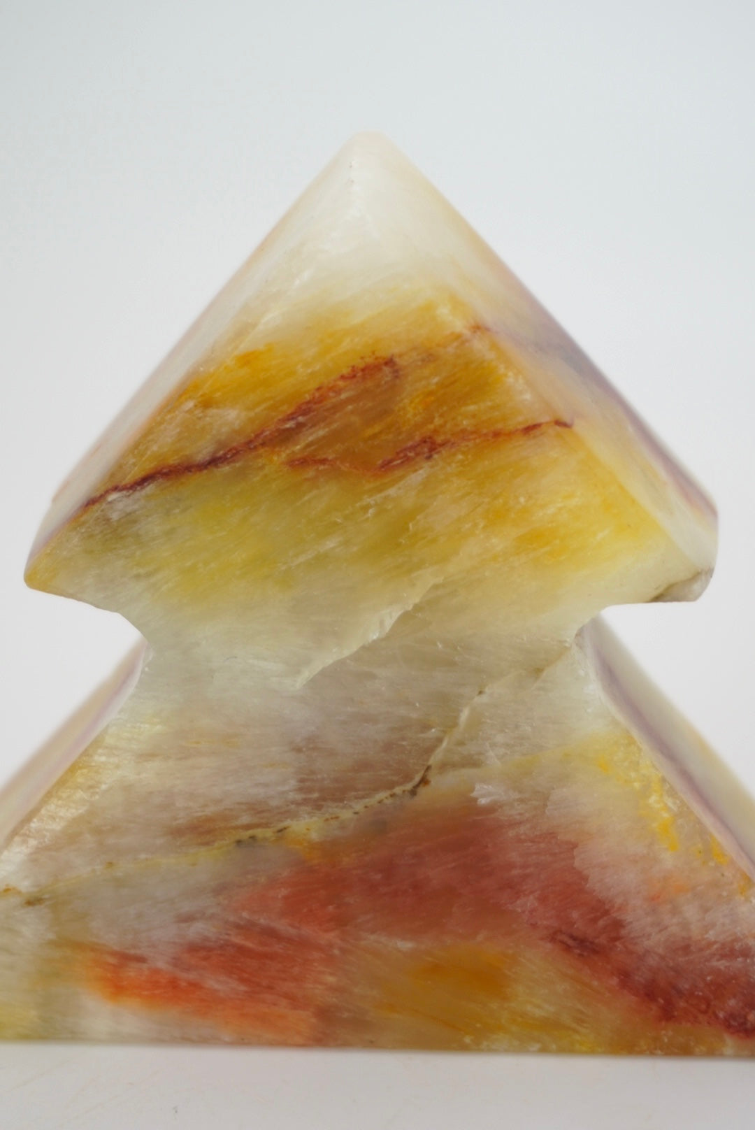 Mexican Calcite Pine Tree Carving