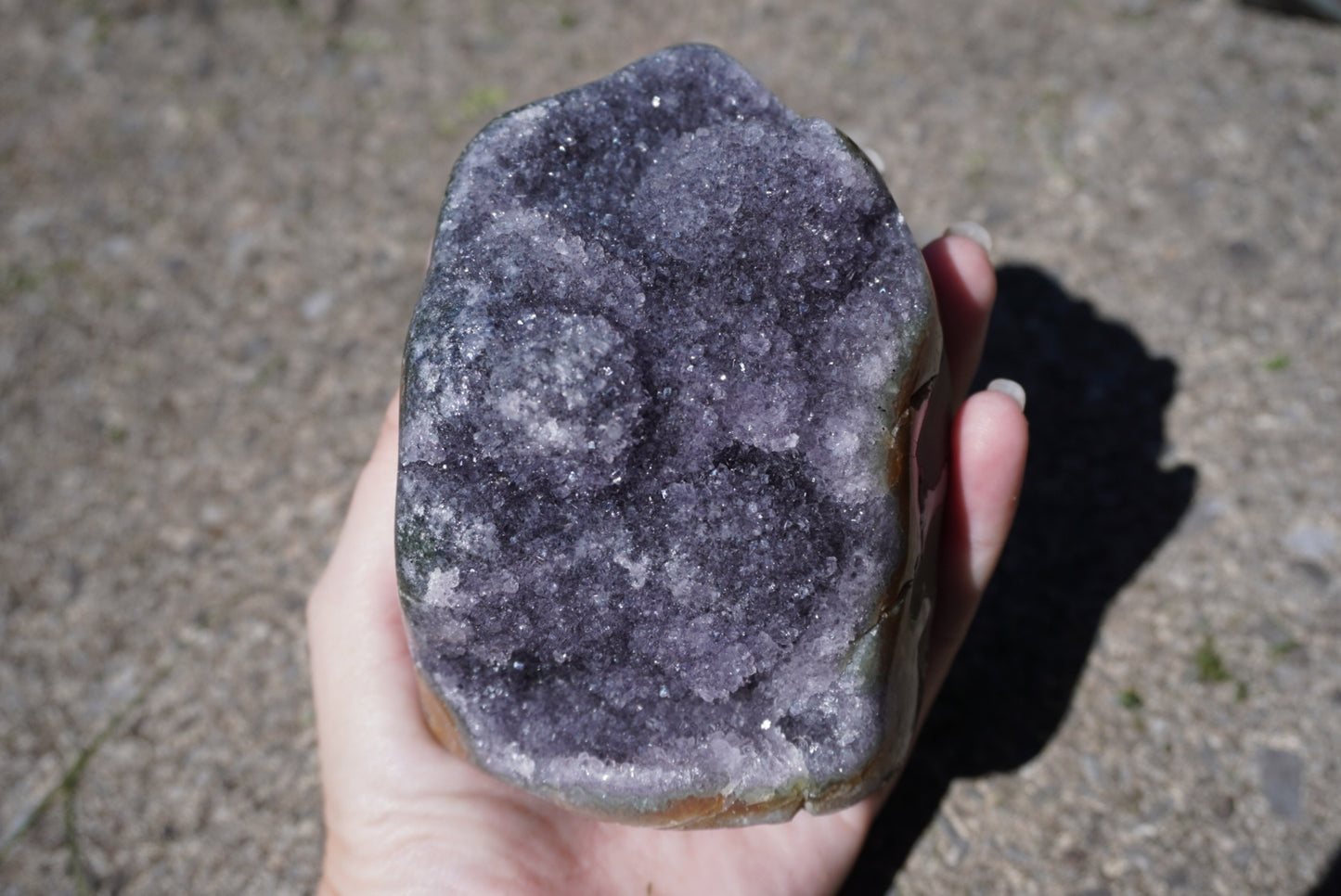 Rainbow Amethyst Cut Base
