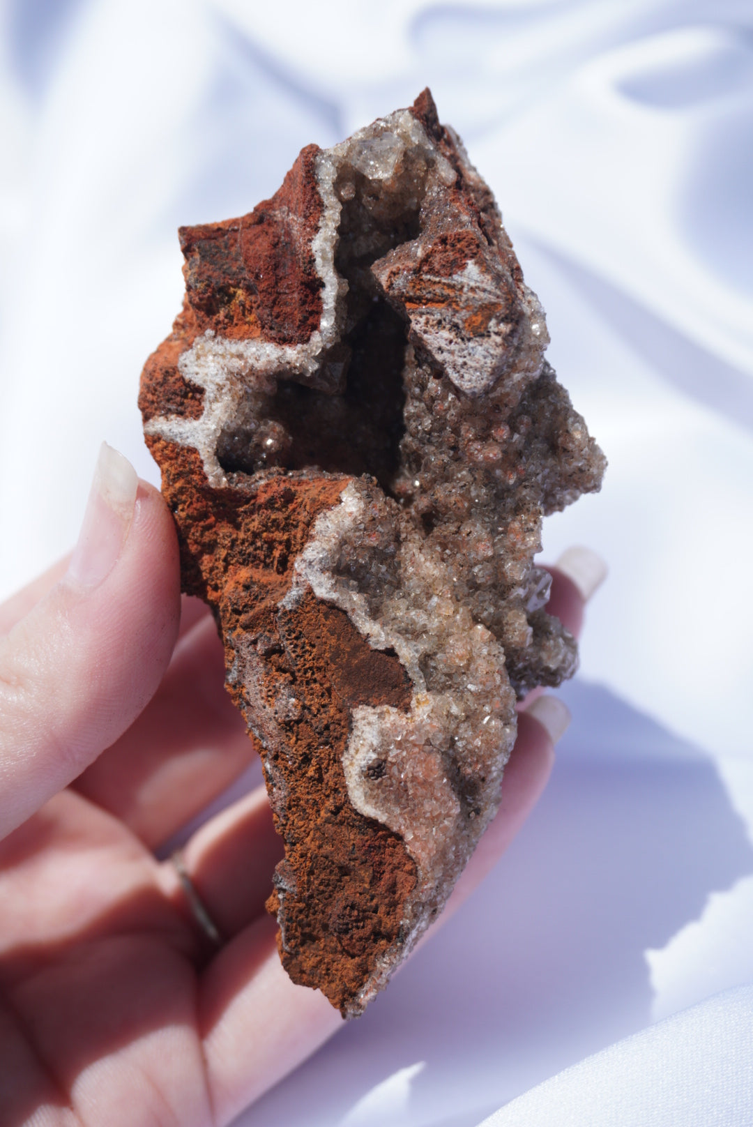 Calcite With Hematite Specimen