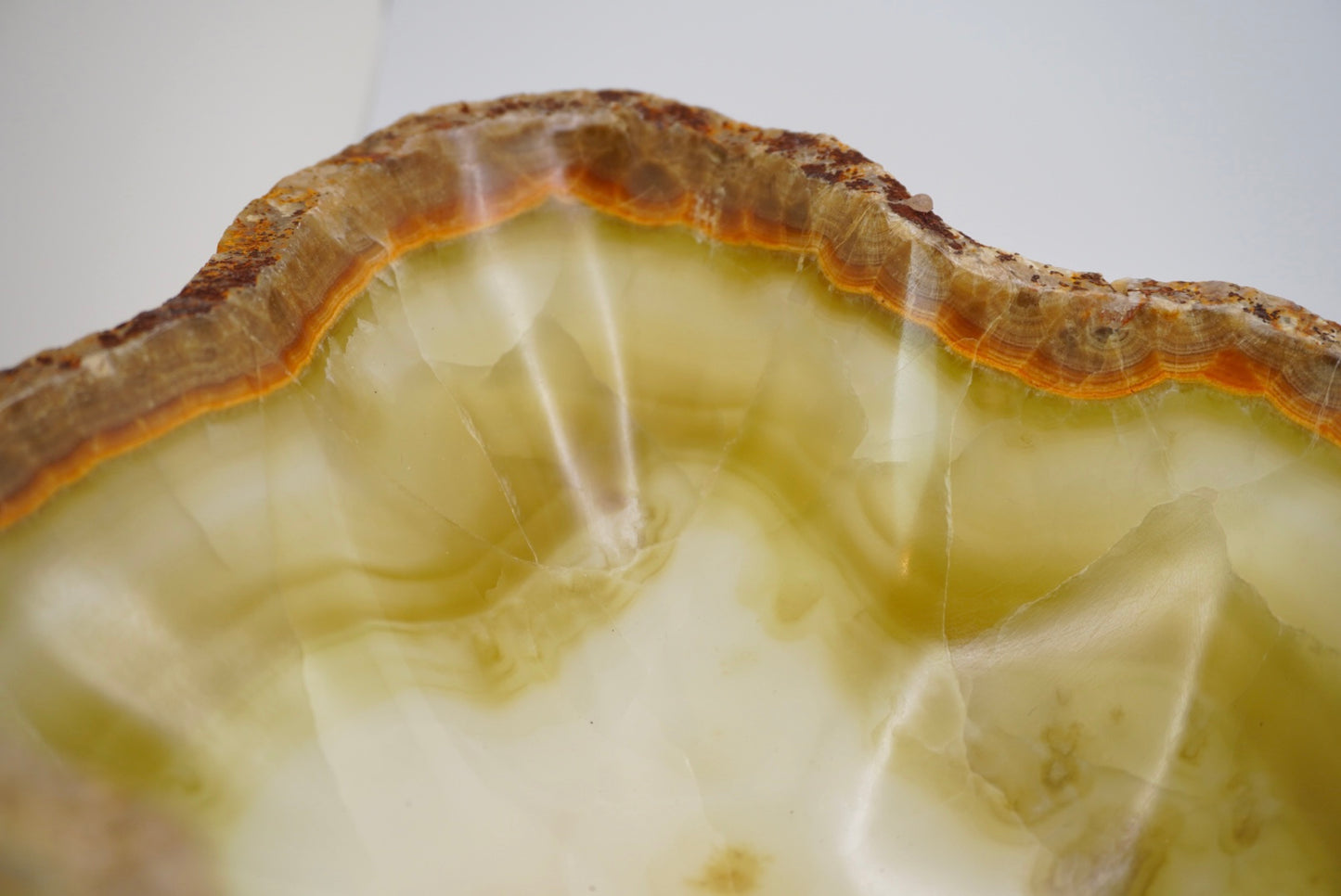Green Calcite Bowl from Mexico