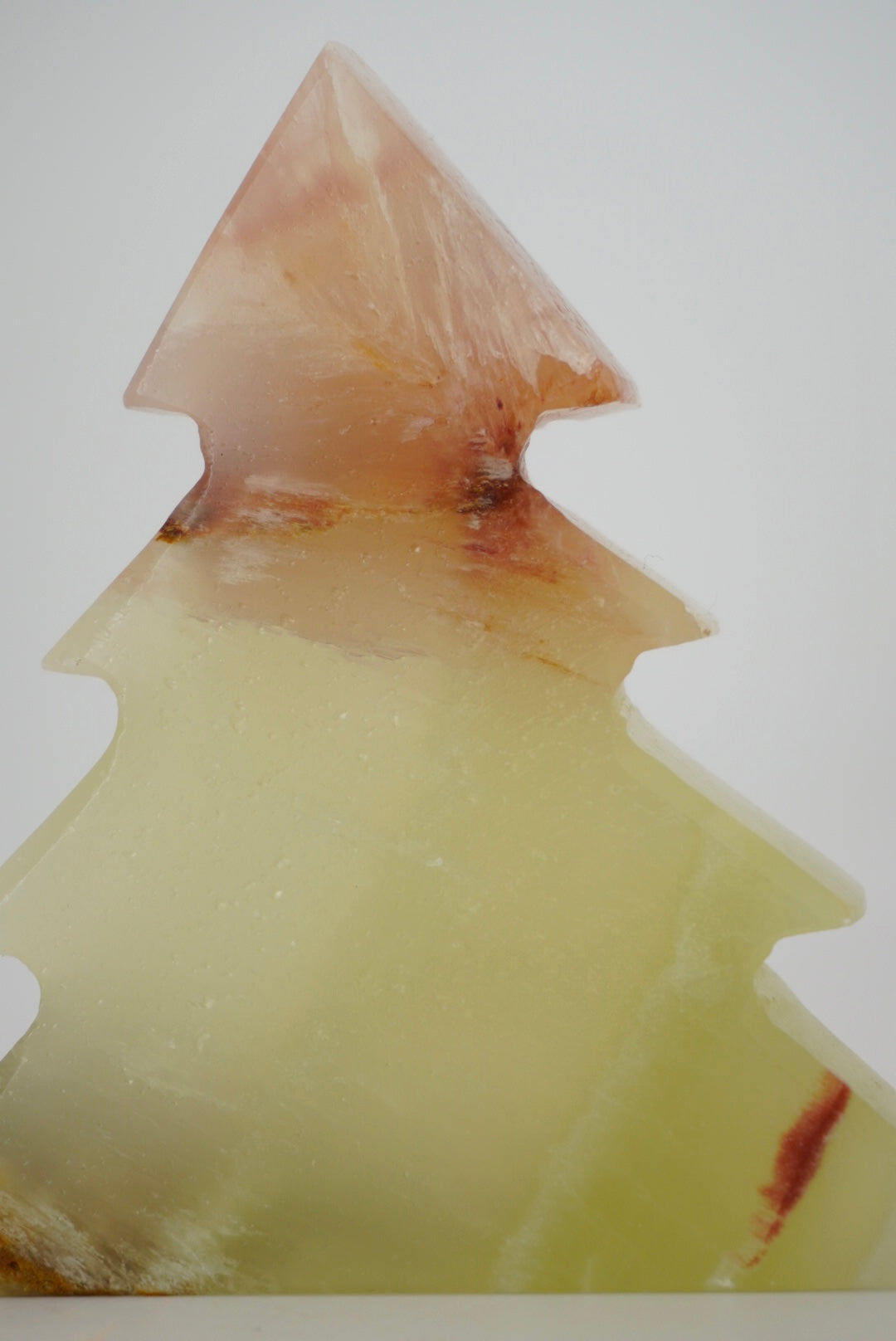 Mexican Calcite Pine Tree Carving