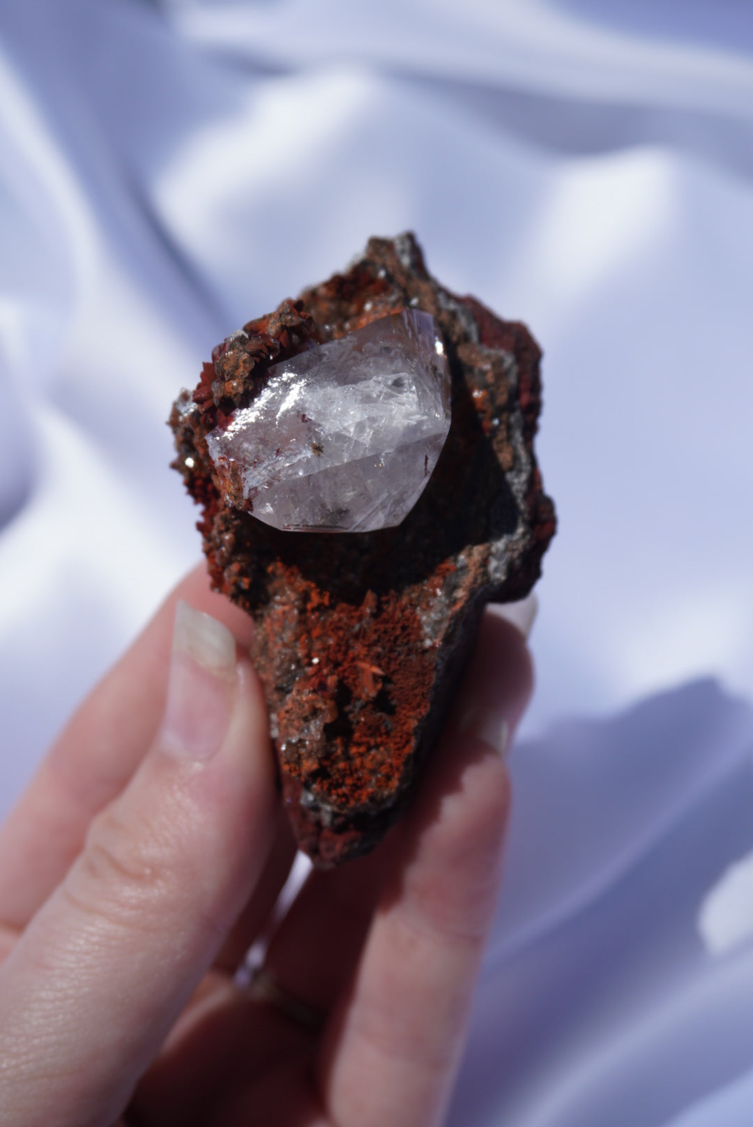 Calcite With Hematite Specimen
