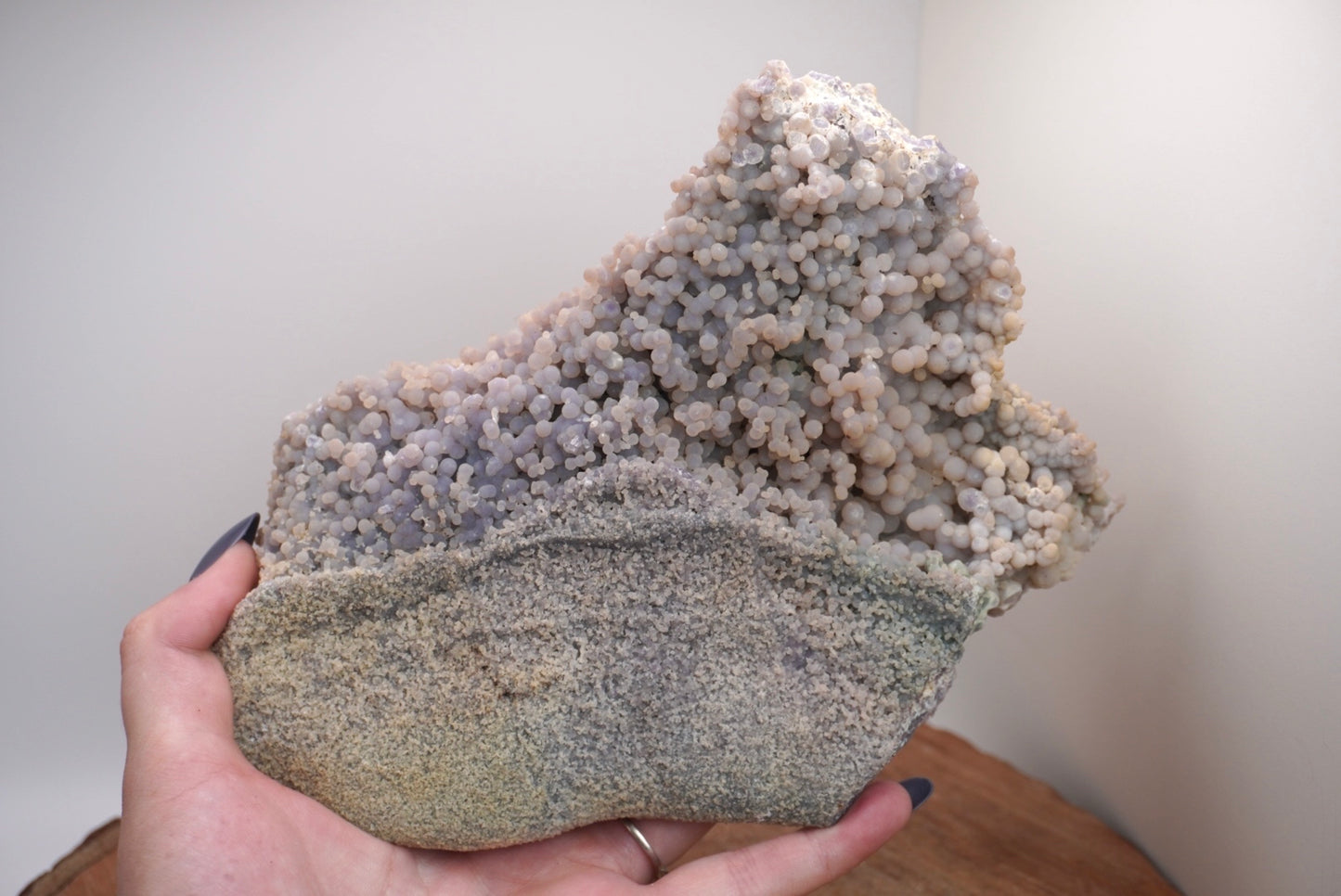 Racimo masivo de ágata de uva