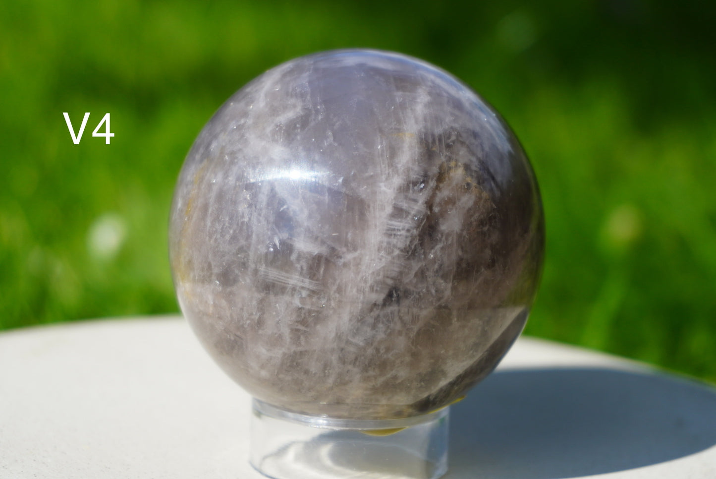 Blue Rose Quartz Spheres