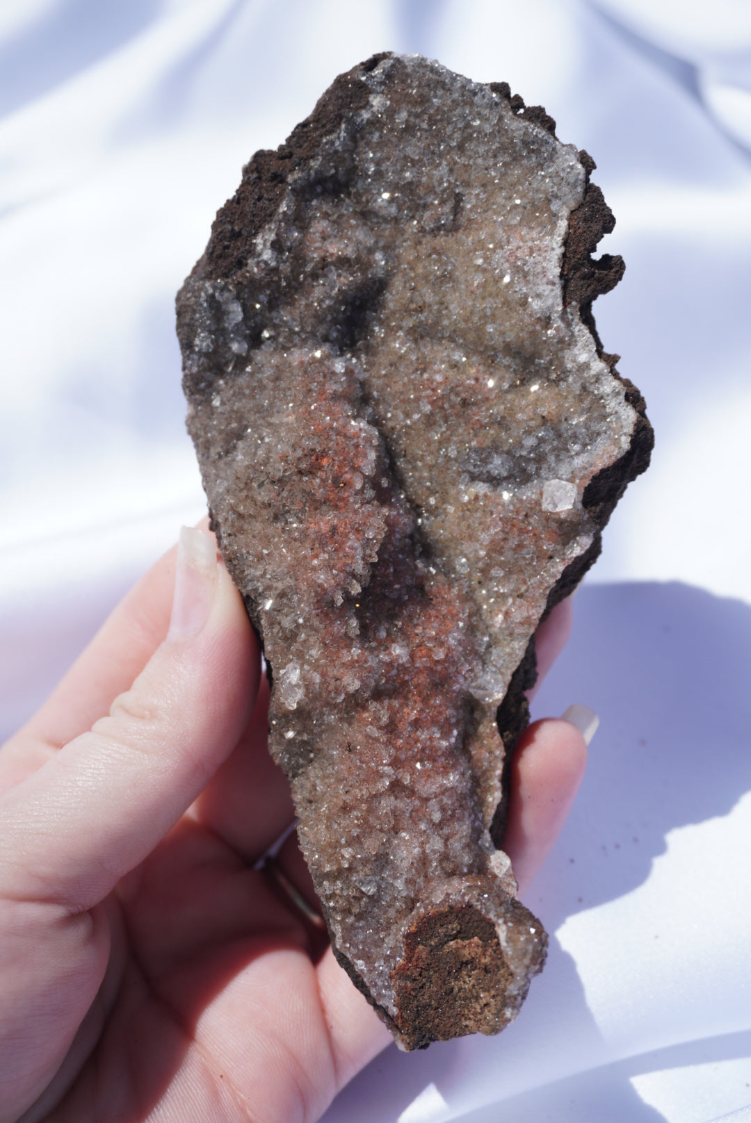 Calcite with Hematite Specimen