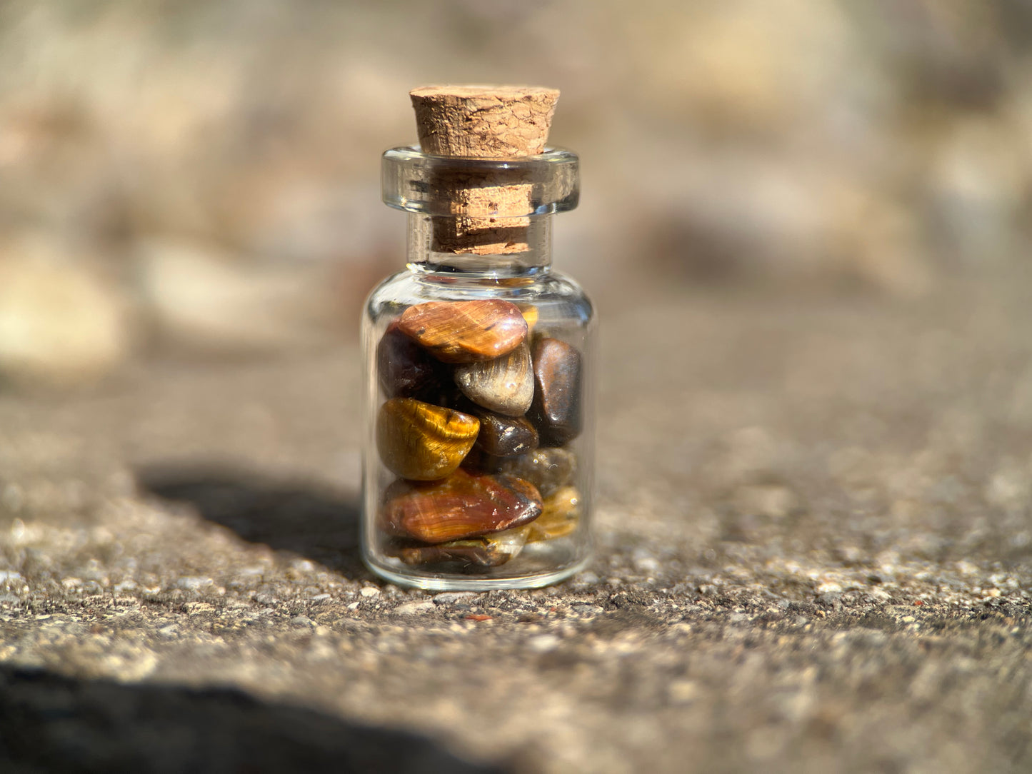 Mini Tiger’s Eye Chip Bottle