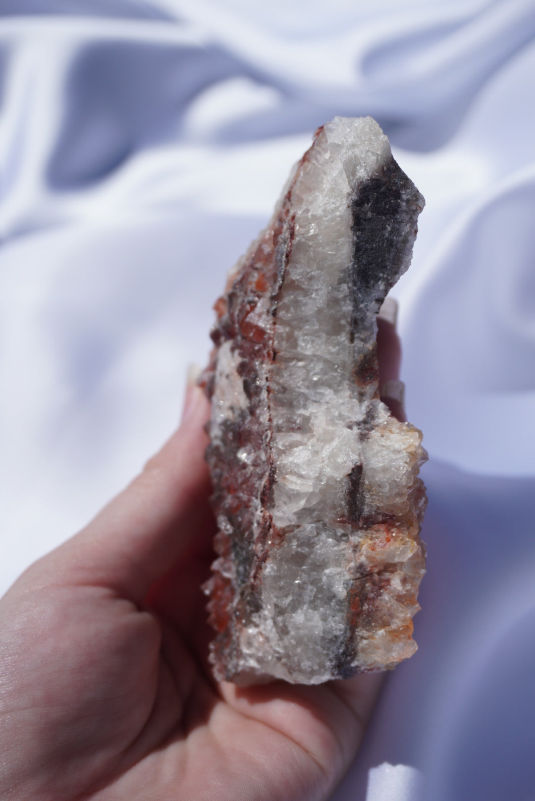 Red Hematoid Quartz Specimen