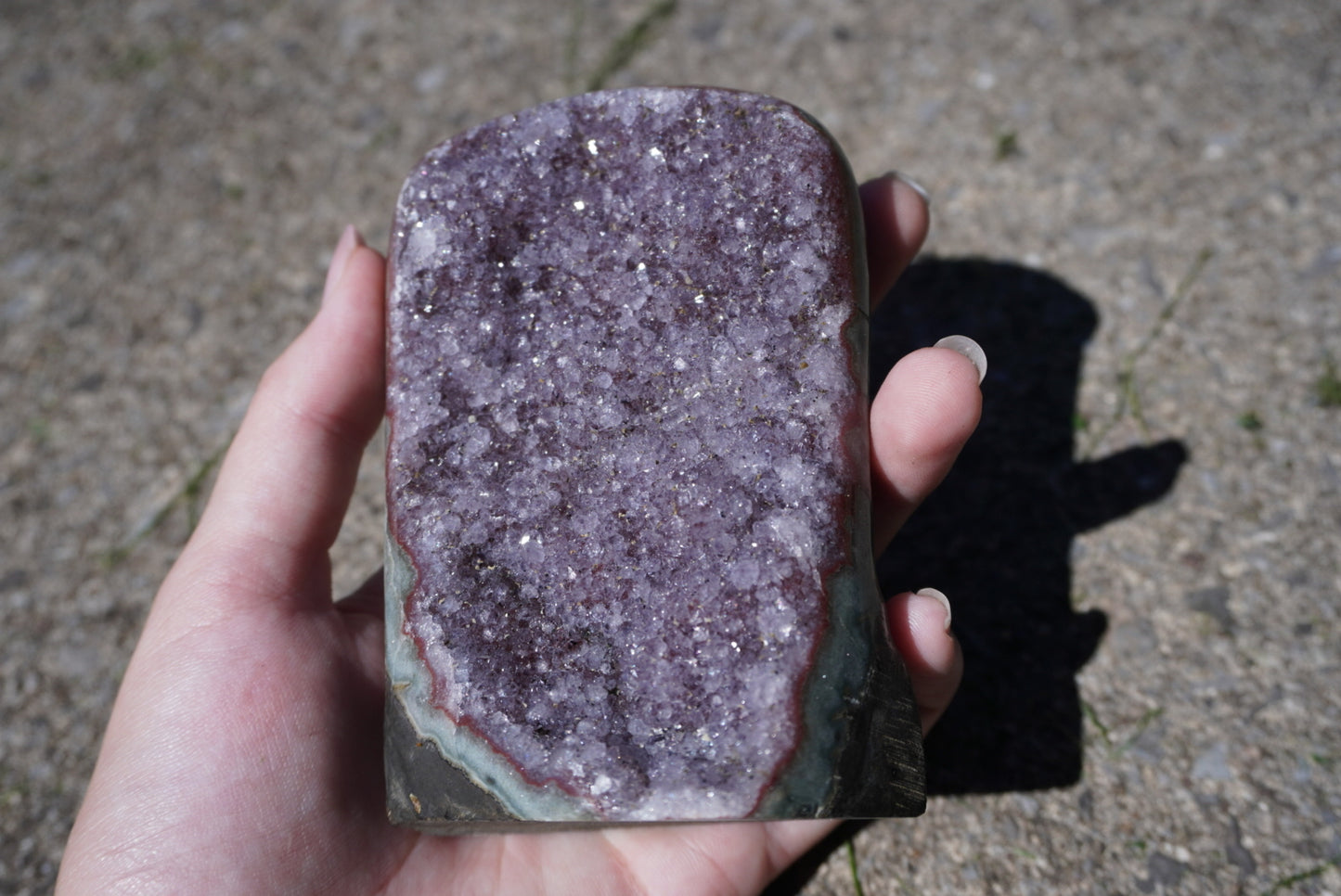 Rainbow Amethyst Cut Base