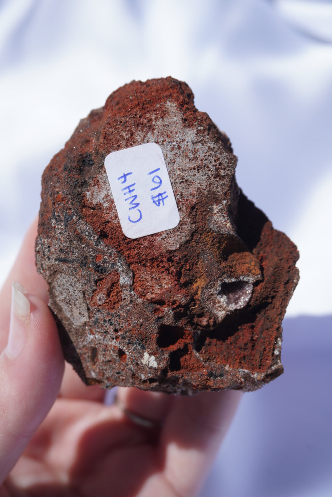 Calcite With Hematite Specimen