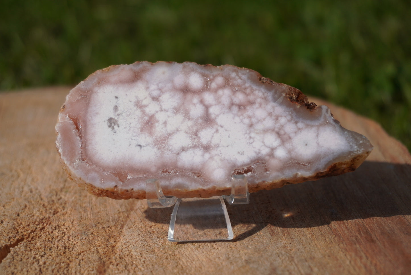 Pink Amethyst Flower Agate Slabs