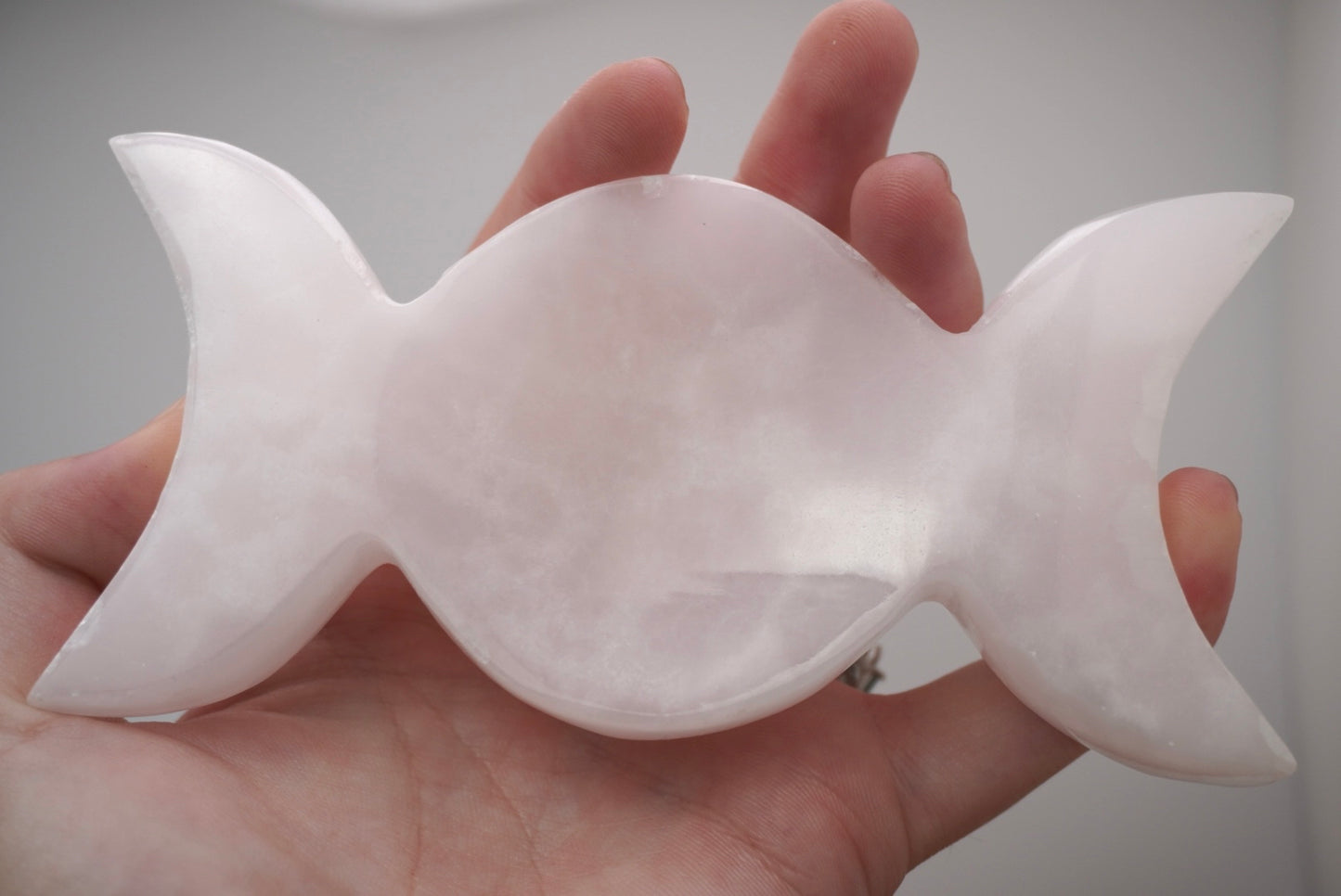Mangano Calcite Triple Moon Bowls