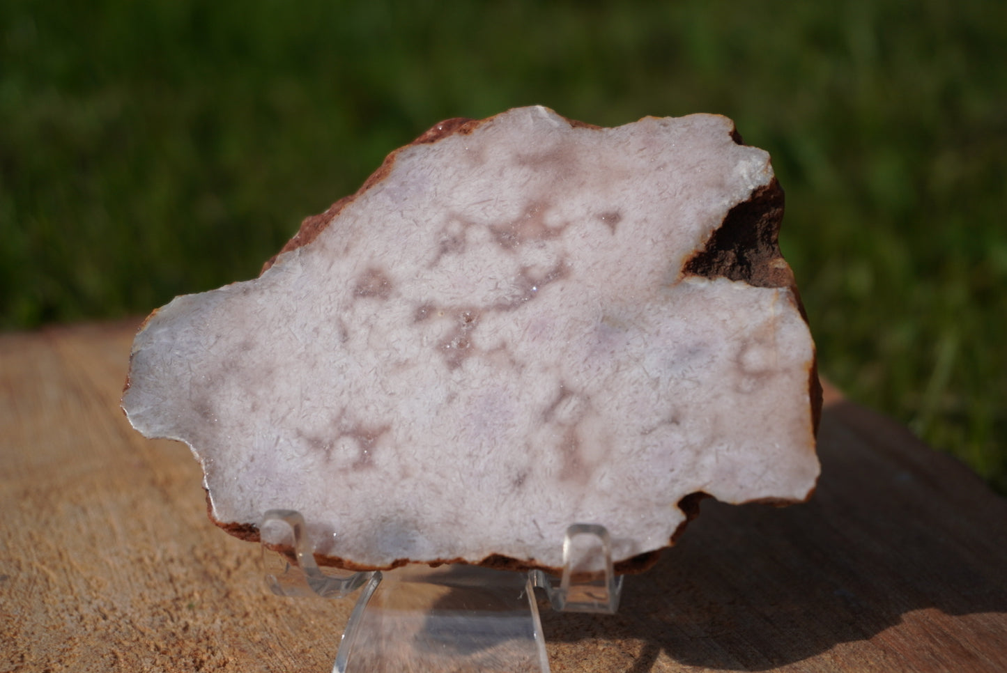 Pink Amethyst Flower Agate Slabs