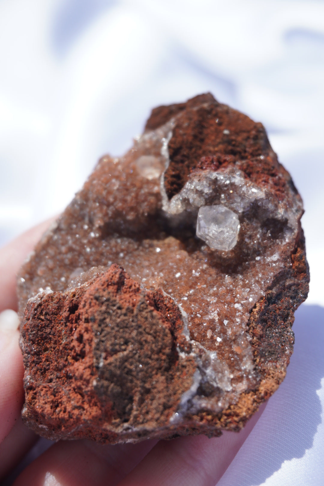 Calcite With Hematite Specimen
