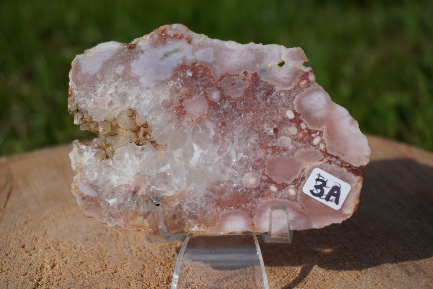 Pink Amethyst Flower Agate Slabs