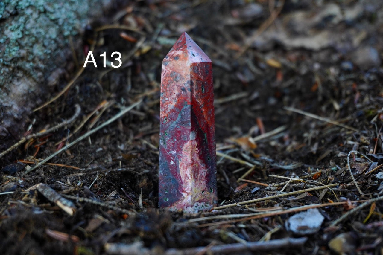 Mexican Crazy Lace Agate Towers