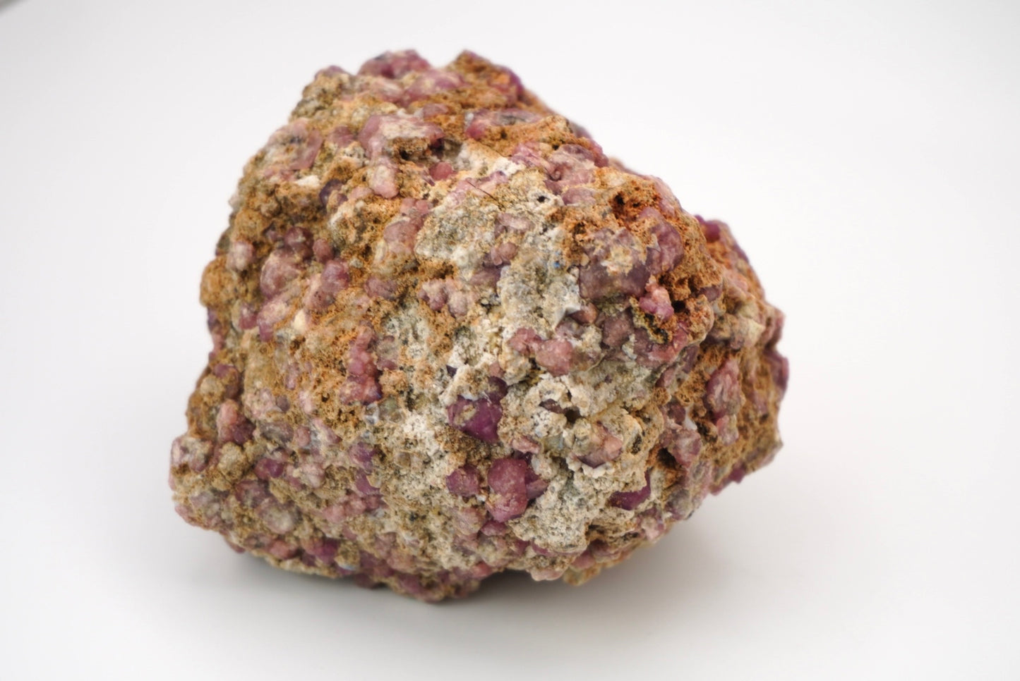 Rhodolite Garnet With Vesuvianite On Matrix