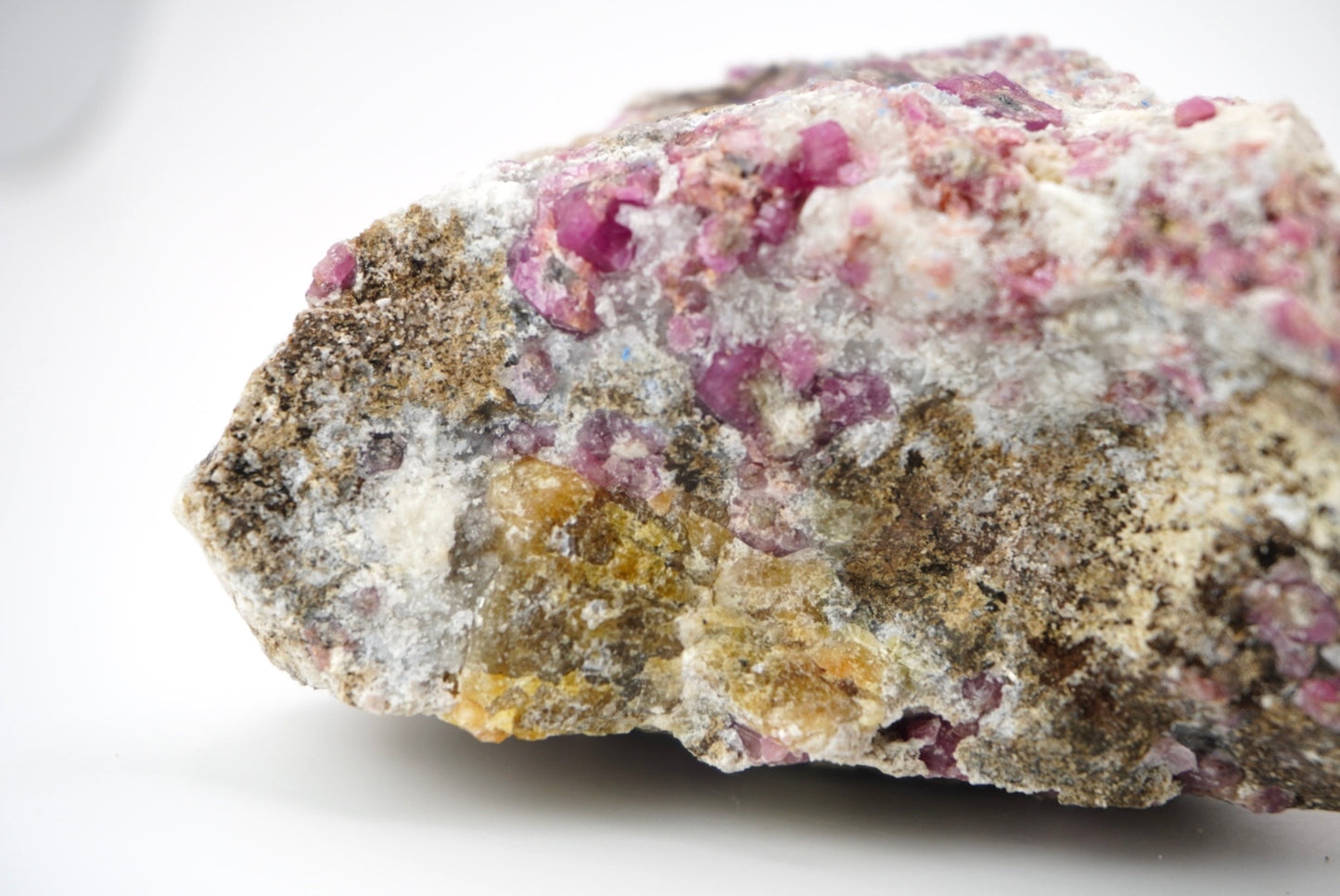 Rhodolite Garnet With Vesuvianite On Matrix