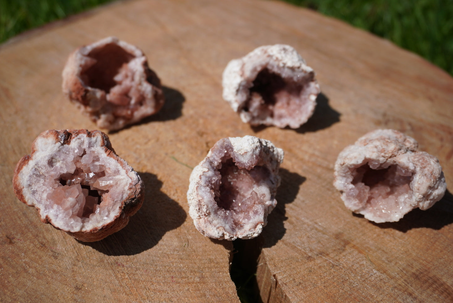 Small Pink Amethyst Geode