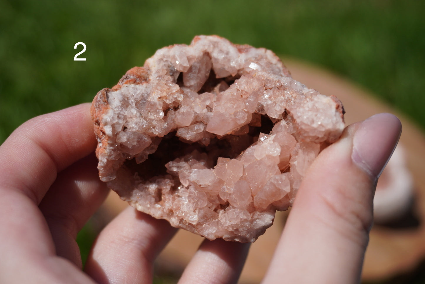 Pink Amethyst Geodes