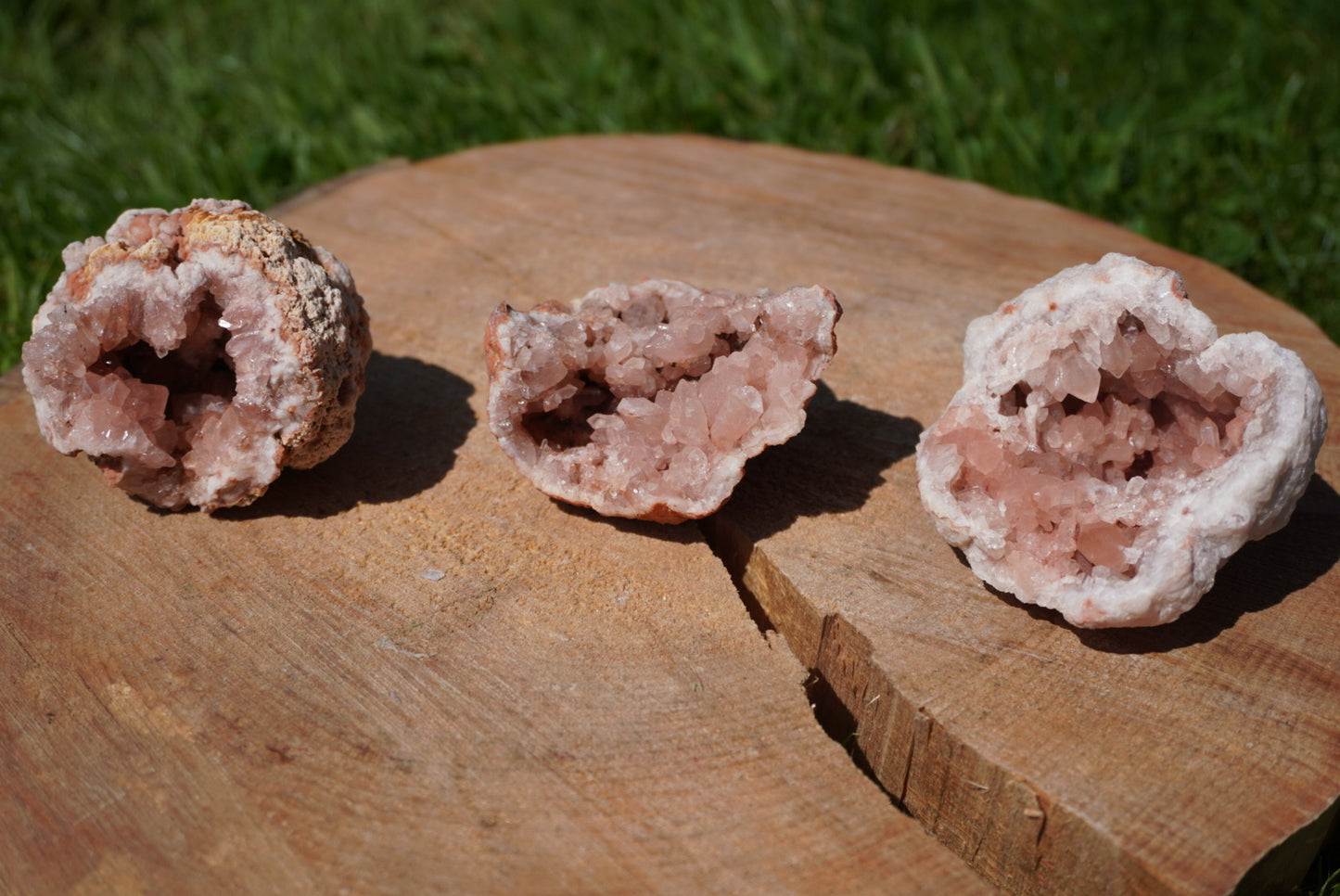 Pink Amethyst Geodes