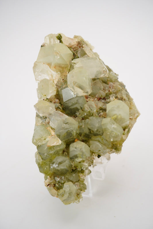 Forest Epidote and Quartz from Turkey