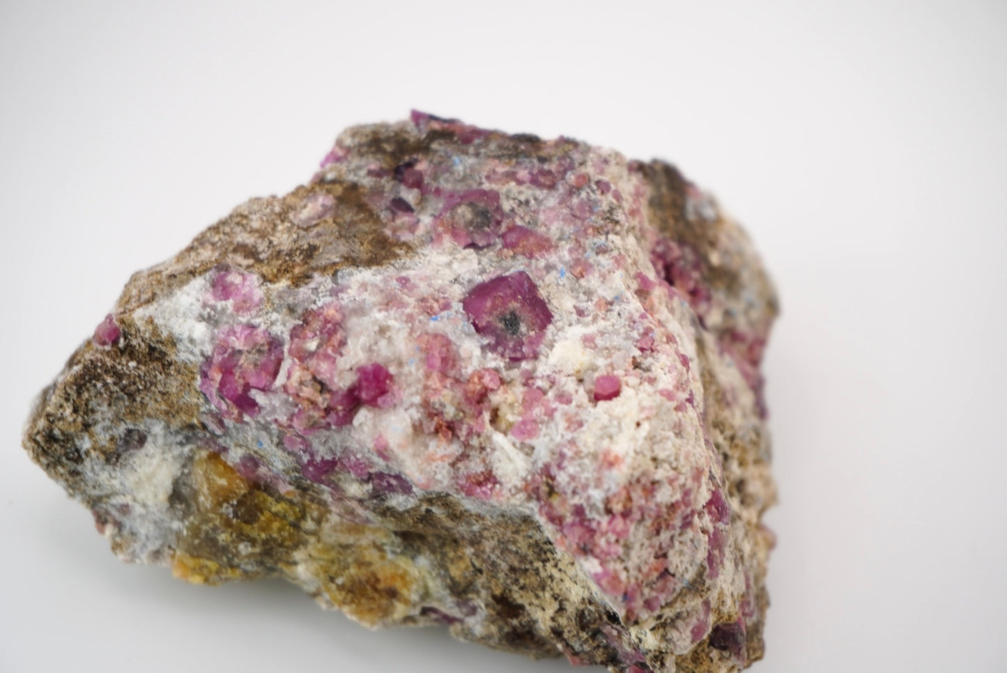 Rhodolite Garnet With Vesuvianite On Matrix