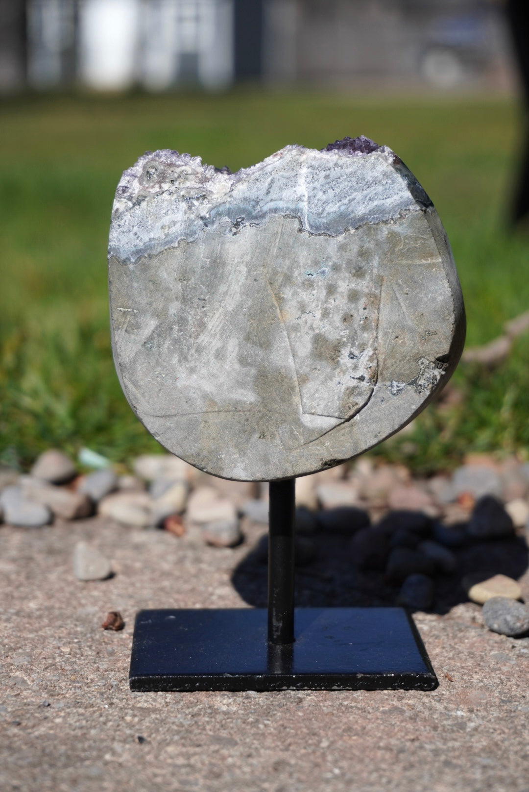 Uruguayan Amethyst on Stand