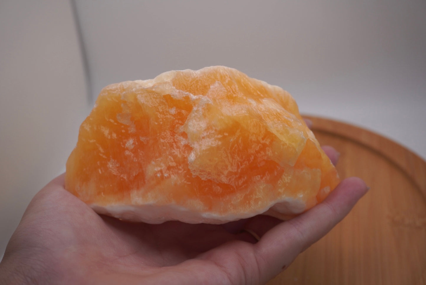 Raw Orange Calcite Chunks