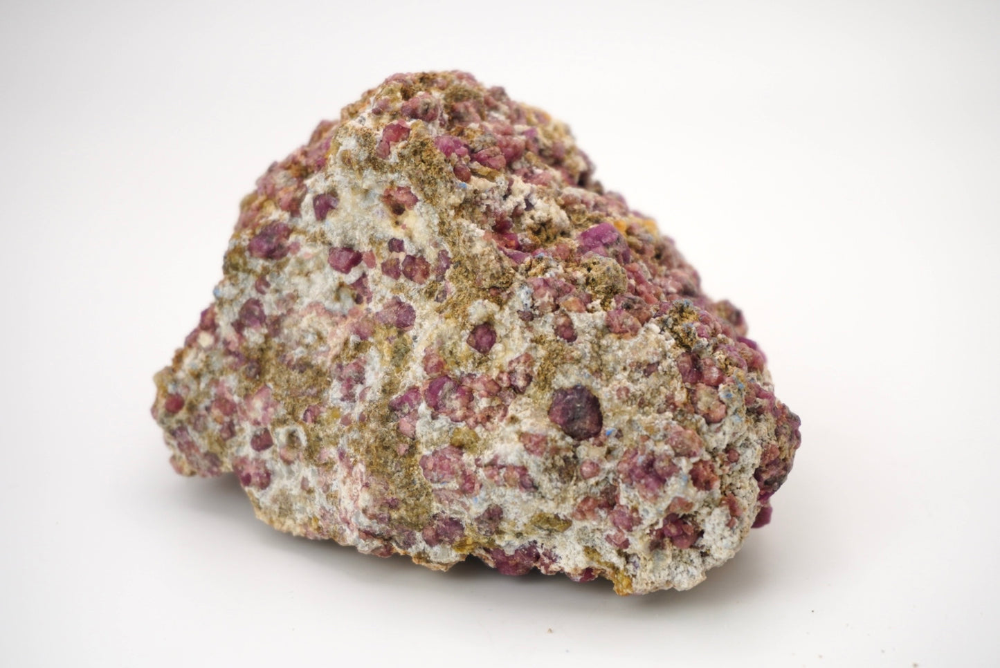 Rhodolite Garnet With Vesuvianite On Matrix