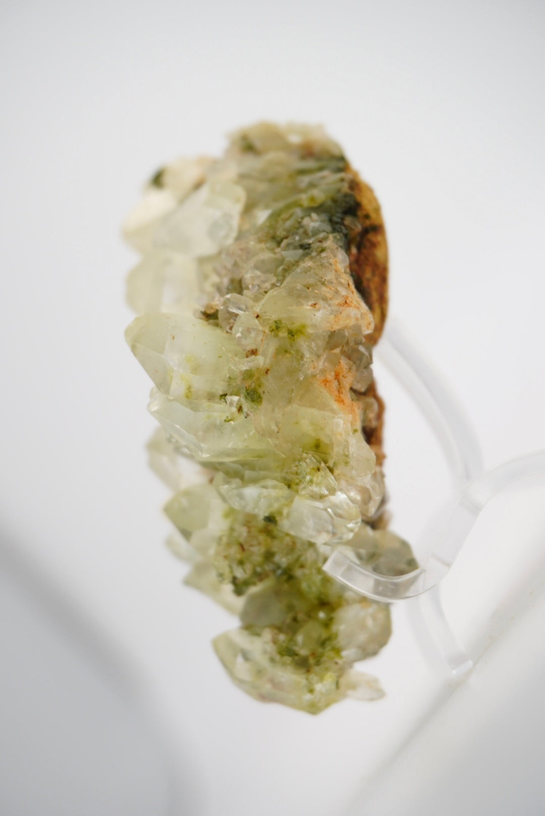 Forest Epidote and Quartz from Turkey