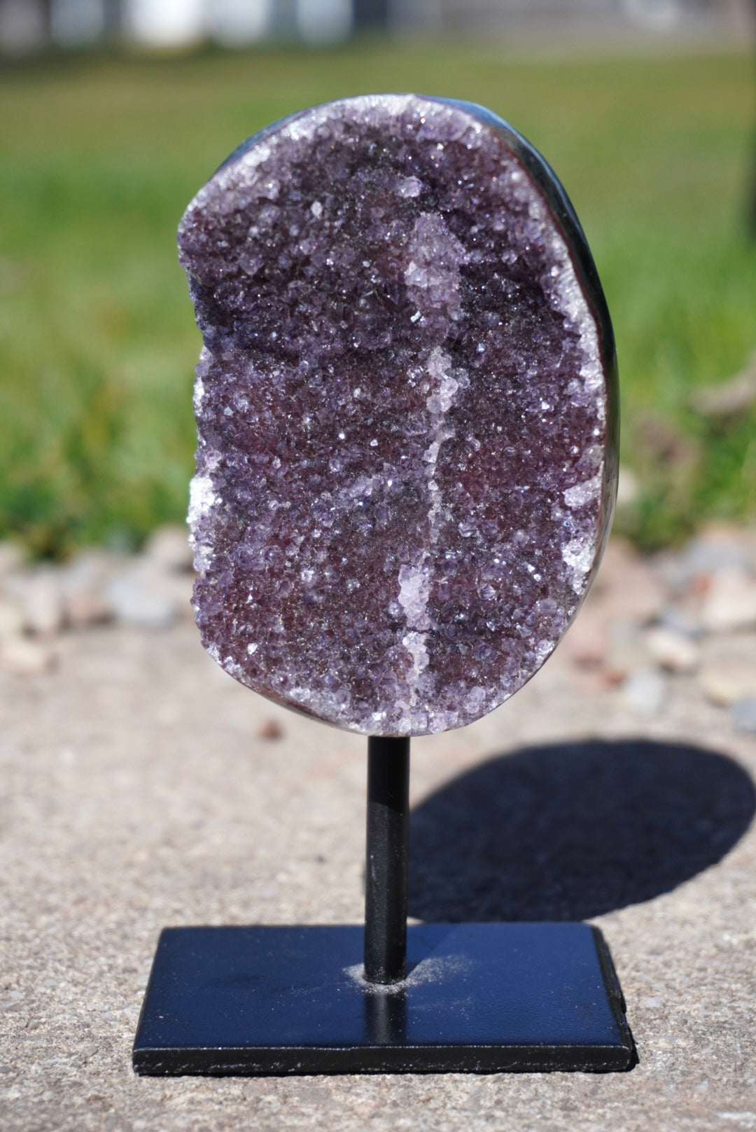 Uruguayan Amethyst on Stand