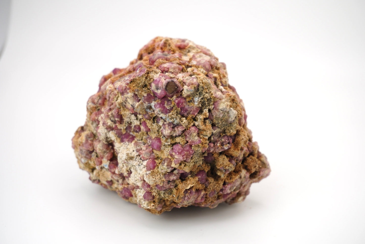 Rhodolite Garnet With Vesuvianite On Matrix