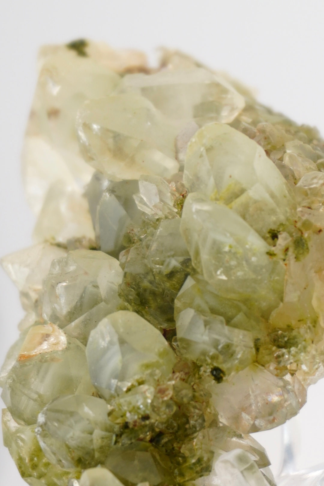 Forest Epidote and Quartz from Turkey