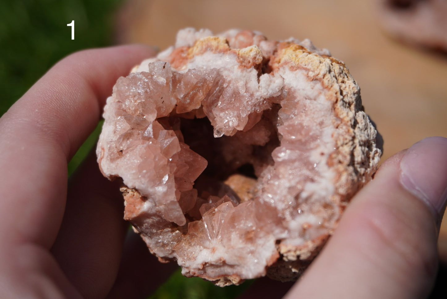 Pink Amethyst Geodes