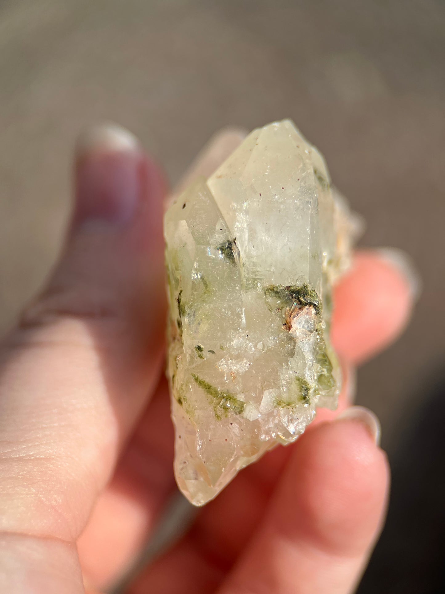 Forest Epidote & Quartz