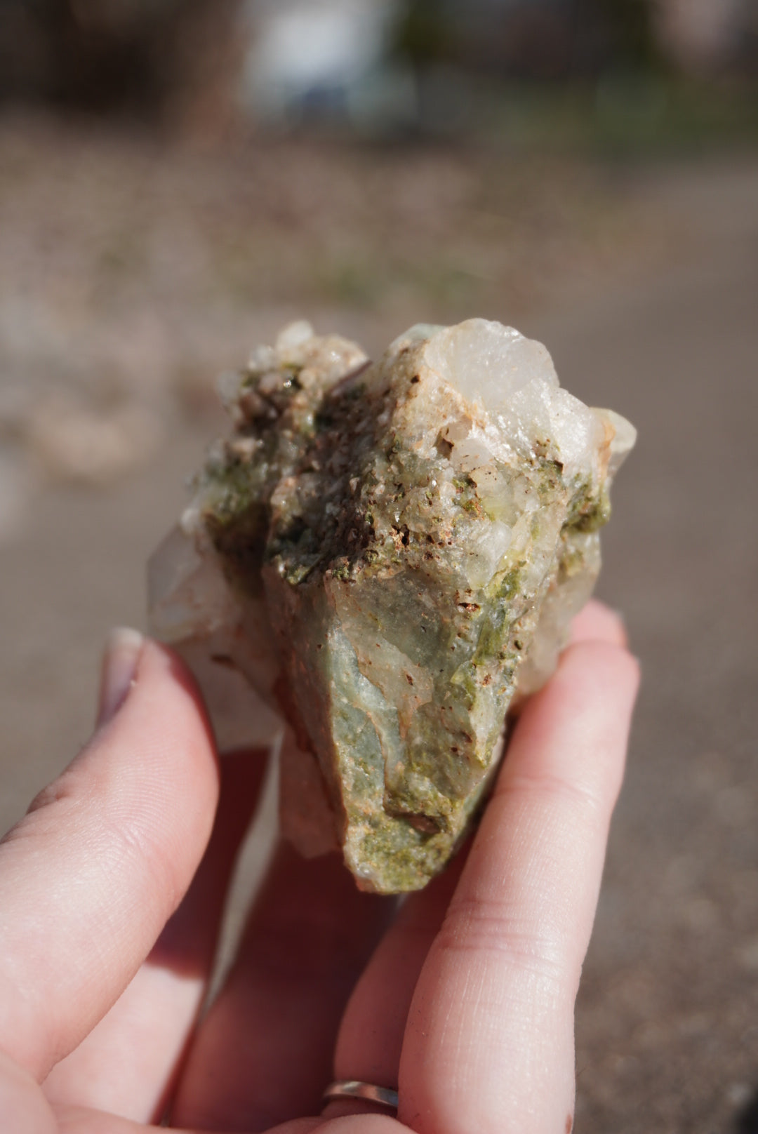 Forest Epidote & Quartz