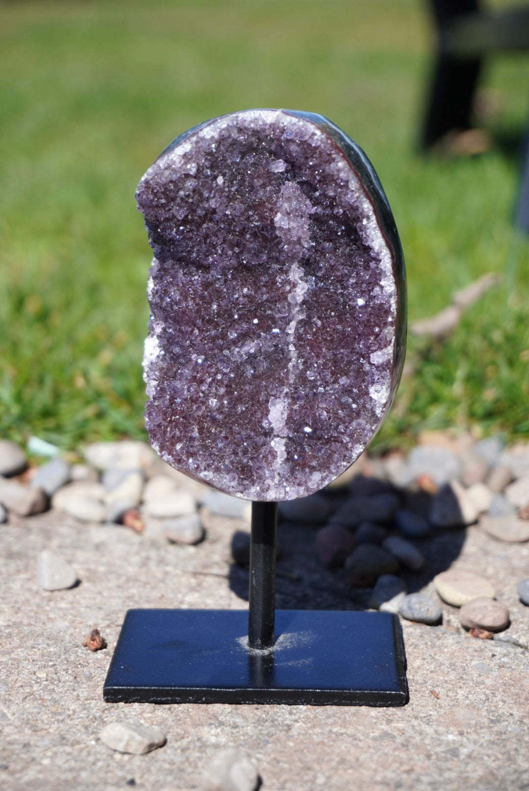 Uruguayan Amethyst on Stand