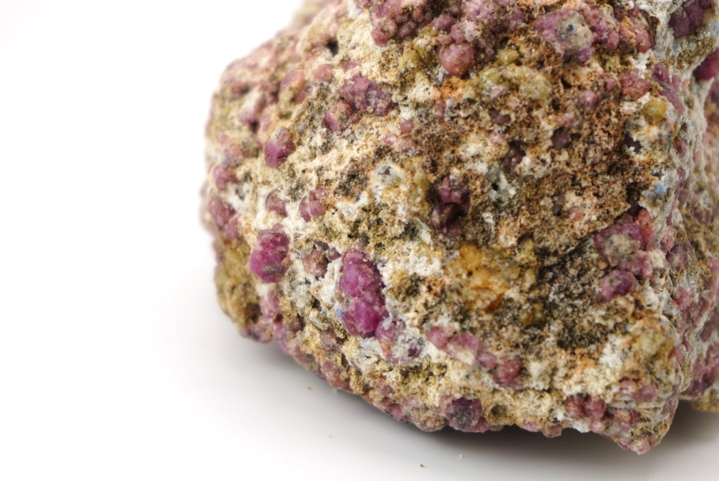 Rhodolite Garnet With Vesuvianite On Matrix